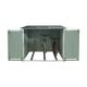 7x6ft 7x7ft Outdoor Metal Storage Shed 0.25mm Galvanized Steel Color Sheet
