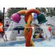 Water Spray Park Equipment with Water Pumping Machine in Fun Waterparks