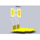 Mobile 6000K Integrated Trolley LED Solar Light