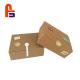 Brown Color Offset Printing Flexo Printing  Compliant Paper Food Packing Box