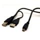 USB Transfer Cables With2.0 A male to A male&Mini 5 Pin BM Cable