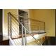 Safety Stainless Steel Railing Easy Installation With Round / Square Shape Post