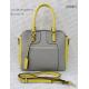 Contrast Colors Crossbody Tote Bag , PU Material Female Handbags Two Way Use