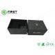 Matte Black High End Gift Boxes Customized Logo Cardboard Gift Box Packaging