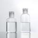 Plastic Material and PET Plastic Type Transparent Plastic Bottle With Flip Top Cap