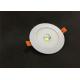 Two Color 6W+6W COB Led Downlight Recessed Round Ceiling CRI 70 For Restaurants