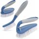 Cleaning Shower 3pcs Scrub Brush Set With Ergonomic Handle And Bristles