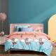 200TC 4pcs 3pcs Colourful Bedding Set 1 Duvet Cover 1 Fitted Sheet 1 Flat Sheet 2 Pillowcase