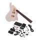 Unfinished DIY Electric Guitar Kit Basswood Body Maple Guitar Neck Rosewood Fingerboard