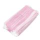 Windproof Pink Disposable Mask , Pink Face Mask Fluid Resistant Keep Warm