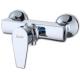Square Brass Bathroom Sink Faucet , Two hole Contemporary Bath Tub Taps
