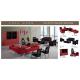 luxury office leather executive table/office leather boss table furniture