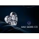 0.93ct Heart Cut Diamond Moissanite VVS1 For  Shopping Malls 6.5mm