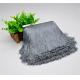 Fluorescent grey color custom design rayon fringes trimming for garment clothes decoration