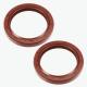 FPM FKM Brown Oil Seals Oxidation Resistance Double Seal Ring