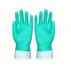 Flocklined Nitrile Rubber Gloves Chemical Resistant Waterproof  For Cleaning
