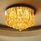 Gold Crystal flush mount ceiling Lights For Indoor Home Project Lighting (WH-CA-17）