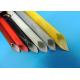 OEM Insulation Silicone Fiberglass Sleeving / Silicon Fiber-glasss Sleeves with UL RoHS