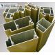 T66 Sand Blasting Satin Aluminum Door Extrusions ROHS / SGS Approval