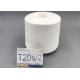 Polyester Staple Fiber 20/2  Spun Raw White Yarn For Clothing