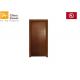 BS476 Customized Teak Wood Fireproof Wooden Doors For Hotel/Baking Paint Finish