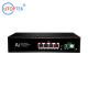 4x10/100M POE+1xFiber SC 20km IEEE802.3af/at POE power ethernet switch for CCTV IP Camera Network switch