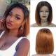 Short Full Frontal Lace Wig 10 Inches Bob Wig Blue Burgundy Blonde