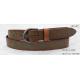 Dark Brown Womens Fashion Belts Embossed Patterns Available 2.85cm Width