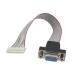 10 Pin Flat Ribbon Cable , VGA To IDC Connector Flat Flex Cable Or Computer
