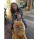 Hansel outdoor playground safari rides for mall unicorn plush animal stuffed motorcycle toy