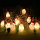 Roundty Snowman Head String Lamp Decor Christmas Tree Decoration Santa Clause Led ball Light