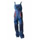 Blue Cotton Arc Protective Flame Retardant Bib Overall With Tool Pockets