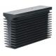 Aluminum Extruded high power heat sinks with 4 Axis Machining surface cleaning and anodizing for electronic products