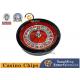 American Manual Roulette Handmade Custom Poker Table Game Solid Wood Diameter 82 Cm