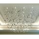 Nordic Style Modern Indoor Decoration Light Villa Mall Staircase Handmade Art Glass Chandelier Customize