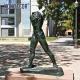 Street Art Custom Bronze Statues Sculpture Walking Man