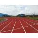 Durable Red Seamless Polyurethane Track Surface / Synthetic Running Track
