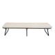 Convenient Bedroom Storage Foldable Extra Guest Bed with Memory Foam Mattress and Wheels