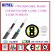 FTTH/FTTB/FTTC drop fiber optic cable FTTH-4 double messenger type duct for access network