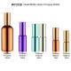 Gold Luxury Glass Cosmetic Dropper Bottles With Sprayer Cap 100ml 15ml