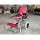 Compact Lightweight Aluminum Manual Wheelchair With Solid Rear Wheel