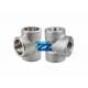 Equal BSP 2  9000LB Forged Pipe Fittings ASTM A182 F304 Tee For Shipyard