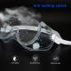 Dust Proof Disposable Protective Goggles , Clear Anti Fog Safety Glasses
