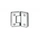 180 Degree Glass To Glass Door Hinges High Precision SUS 304 Corrosion Resistance
