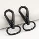 Handbag Accessory 20mm Black Metal Swivel Spring Snap Hook Clip for Bag Strap Hooks