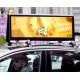 ODM Exterior Rear Window Car Top Led Display Commercial Taxi Advertising Screens 4mm