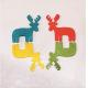 David'S Deer Christmas Party Crafts Colorful Multi Purpose With Sticker