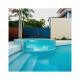 High Light Transmission Rectangle Acrylic Glass Swimming Pool for Underground Hotels