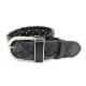 Eco - Friendly Mens Casual Leather Belt Black / Jeans Genuine Leather Braided Belt