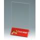 Acrylic Pop Display Retail Merchandising Cosmetic Counter Display Stand with Printings